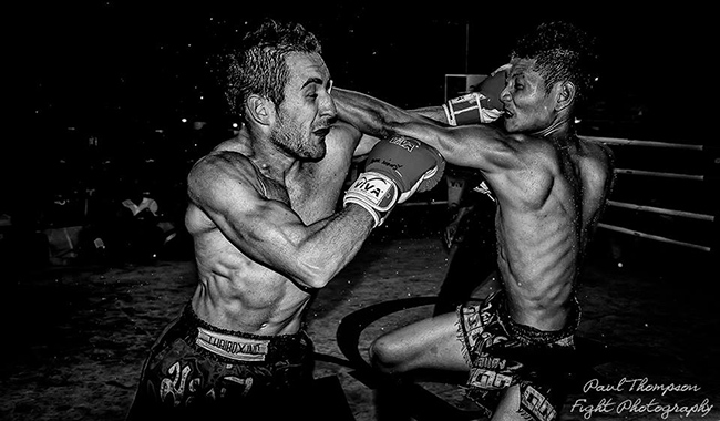A photo from another friend's fight.