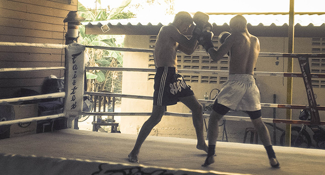 Sparring is an opportunity to put your skills to the test.